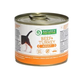 NATURE'S PROTECTION Adult Beef and Turkey - wet dog food - 200 g