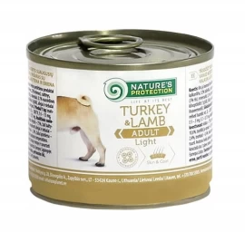 NATURE'S PROTECTION Adult Light Turkey and Lamb - wet dog food - 200 g