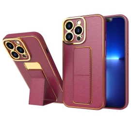 Naujas iphone 12 Pro Dėklas Su Stovu Raudonos Spalvos