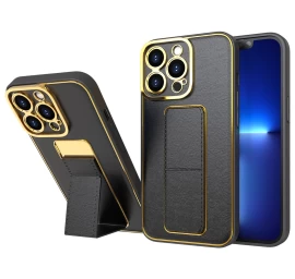 Naujas iphone 12 Pro Dėklas Su Stovu, Skirtas iphone 12 Pro, Juodas