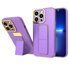 Naujas iphone 13 Pro Dėklas Su Violetiniu Stovu