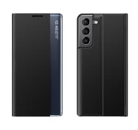 Naujas Miego Dėklas Su Stovo Funkcija Samsung Galaxy S22+ (s22 Plus) Juodas