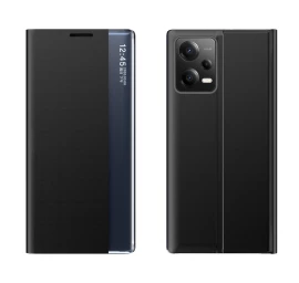 Naujas Miego Dėklas Xiaomi Redmi Note 12 5g / Poco X5 5g Flip Cover Stand Black