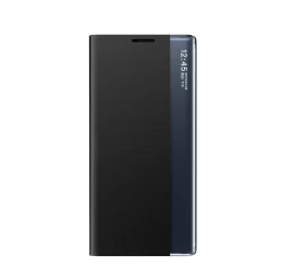 Naujas sleep View Dėklas xiaomi Poco C65 / Redmi 13c Su Apverčiamuoju Dangteliu - Juodas