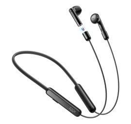 Neckband Ds1 Belaidės Sportinės Ausinės Juodos Spalvos