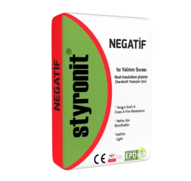 Styronit Negatif - termo tinkas judantiems paviršiams