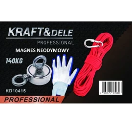 Neodimio paieškos magnetas ,dvipusis 140kg KD10415