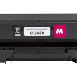 Neoriginali Static Control HP No.203A (CF543A)/Canon CRG-054M Nauja mikroschema, purpurinė kasetė