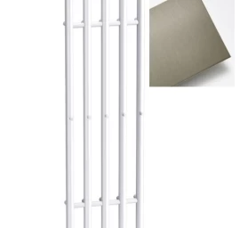 Nerūdijančio plieno rankšluosčių džiovintuvas Očenašek 5TT 40x130 cm, su 10 kabliukų