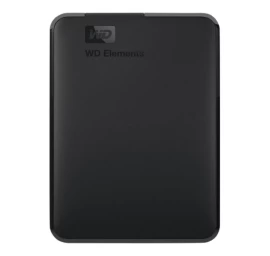 Nešiojamasis Išorinis Kietasis Diskas wd Elements (5 Tb / Juodas )