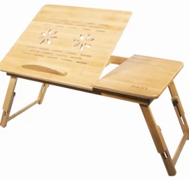 Nešiojamųjų Kompiuterių Stalas Bambukas L