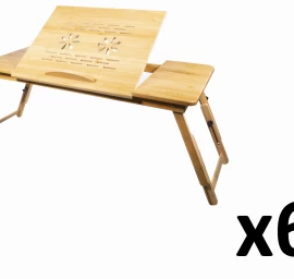 Nešiojamųjų Kompiuterių Stalas Bambukas Xl X 6