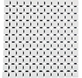 Neslystantis vonios kilimėlis Ridder Nevis baltas, 54x54cm, 6108201