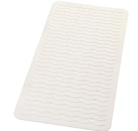Neslystantis vonios kilimėlis Ridder Playa baltas, 38x80cm, 68301
