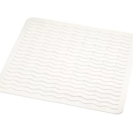Neslystantis vonios kilimėlis Ridder Playa baltas, 54x54cm, 68401