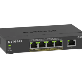 Netgear Komutatorius Gs305p-300eus (5x 10/100/1000 )