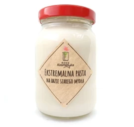 New Extreme Cosmetics Valomoji Pasta Pilkojo Muilo Pagrindu, 175 G.