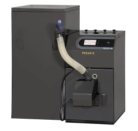 NIBE-BIAWAR, PELLUX 100 TOUCH NCS 20 kW su 300 l bunkeriu