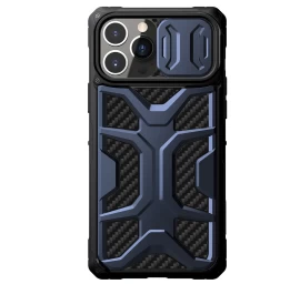 Nillkin Adventurer Case For Iphone 13 Pro Max šarvuotas Dėklas Su Kameros Dangteliu, Mėlynos Spalvos Nillkin Adventurer Case For Iphone 13 Pro Max šarvuotas Dėklas Su Kameros Dangteliu, Mėlynos Spalvos