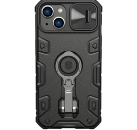Nillkin Camshield Armor Pro Dėklas Iphone 14 Plus - šarvuotas Dėklas Su Kameros Skydu, žiedinis Stovas, Juodas Nillkin Camshield Armor Pro Dėklas Iphone 14 Plus - šarvuotas Dėklas Su Kameros Skydu, žiedinis Stovas, Juodas