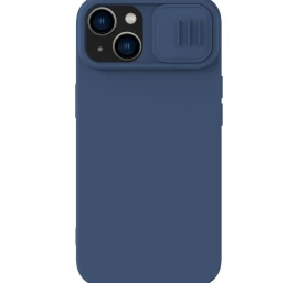 Nillkin Camshield Magnetinis Silikoninis Dėklas Iphone 14 Plus Magnetinis Magsafe Dangtelis Su Kameros Apsauga Mėlynas Nillkin Camshield Magnetinis Silikoninis Dėklas Iphone 14 Plus Magnetinis Magsafe Dangtelis Su Kameros Apsauga Mėlynas