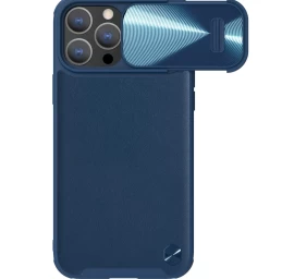 Nillkin Camshield Odinis S Dėklas Iphone 14 Pro Su Kameros Dangteliu Mėlynas