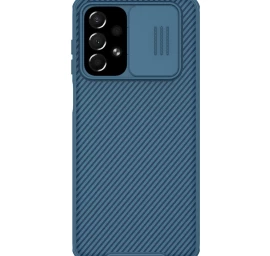 Nillkin Camshield Pro Case šarvuotas Apsauginis Dėklas, Skirtas Fotoaparatui Samsung Galaxy A73 Mėlynas Nillkin Camshield Pro Case šarvuotas Apsauginis Dėklas, Skirtas Fotoaparatui Samsung Galaxy A73 Mėlynas