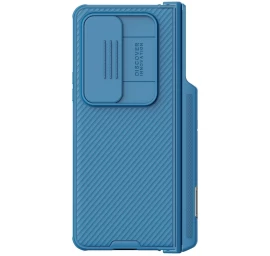Nillkin Camshield Pro Case (suit) For Samsung Galaxy Z Fold 4 - Dėklas Su Kameros Dangteliu Ir Stovu, Mėlynas Nillkin Camshield Pro Case (suit) For Samsung Galaxy Z Fold 4 - Dėklas Su Kameros Dangteliu Ir Stovu, Mėlynas