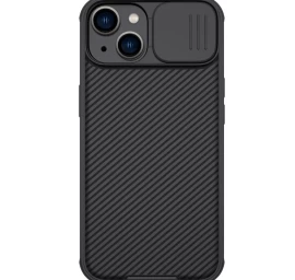 Nillkin Camshield Pro Dėklas Iphone 14 Plus - šarvuotas Dangtelis Su Kameros Skydu, Juodas