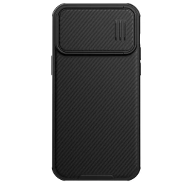 nillkin Camshield S Dėklas iphone 14 Pro Max - šarvuotas Dangtelis Su Juoda Kameros Apsauga
