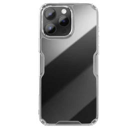 Nillkin Nature Pro Dėklas Iphone 16 Pro Max - Skaidrus, Baltas