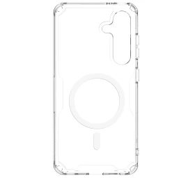 Nillkin Nature Pro šarvuotas Dėklas Su Magnetiniu žiedu Samsung Galaxy S24 - Baltas
