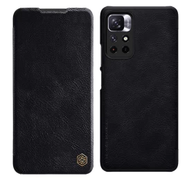 nillkin Qin Dėklas flip Cover, Skirtas xiaomi Redmi Note 11t 5g / 11s 5g / 11 5g (kinija) / poco M4 Pro 5g - Juodas nillkin Qin Dėklas flip Cover, Skirtas xiaomi Redmi Note 11t 5g / 11s 5g / 11 5g (kinija) / poco M4 Pro 5g - Juodas