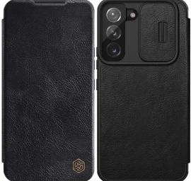 nillkin Qin Leather Pro Dėklas samsung Galaxy S22+ (s22 Plus) Fotoaparato Dangtelis Su Atvartu Juodas nillkin Qin Leather Pro Dėklas samsung Galaxy S22+ (s22 Plus) Fotoaparato Dangtelis Su Atvartu Juodas