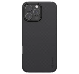 nillkin Super Frosted Shield Pro Dėklas iphone 16 Pro - Juodas