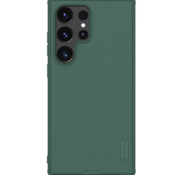 Nillkin Super Frosted Shield Pro Dėklas Samsung Galaxy S24 Ultra - žalias