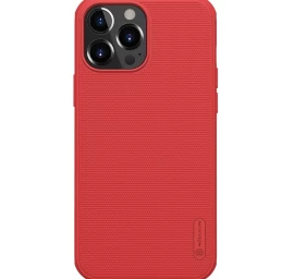 nillkin Super Frosted Shield Pro Tvirtas Dėklas iphone 13 Pro Max Raudonas