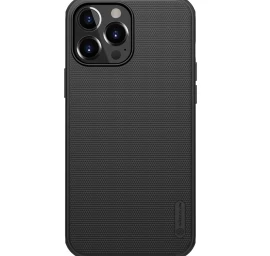 nillkin Super Frosted Shield + Stand Case Dėklas iphone 13 Pro, Juodas