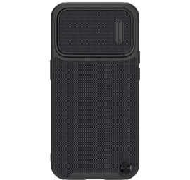 Nillkin Textured S Case Iphone 14 Pro Max Dangtelis Su Kameros Apsauga Juodas