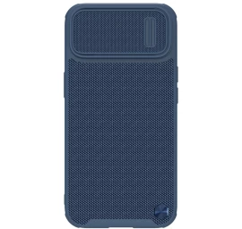 Nillkin Textured S Case Iphone 14 šarvuotas Dėklas Su Kameros Dangteliu Mėlynas