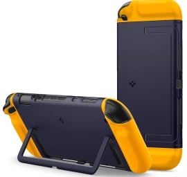 nintendo Switch 2 Dėklas Su nano Pop Stovu - Tamsiai Mėlynos Ir Geltonos Spalvos
