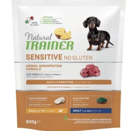 NT ADULT DOG SENSITIVE NO GLUTEN MINI LAMB (ėriena) 800g, 925217