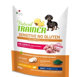 NT ADULT DOG SENSITIVE NO GLUTEN MINI RABBIT (triušiena) 800g, 963508