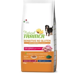 NT ADULT DOG SENSITIVE NO GLUTEN M/M RABBIT (triušiena) 12kg, 963513