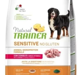 NT ADULT DOG SENSITIVE NO GLUTEN M/M RABBIT (triušiena) 3kg, 963512
