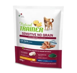 NT ADULT DOG SENSITIVE NO GRAIN Mini TROUT upėtakis 800g, 927774