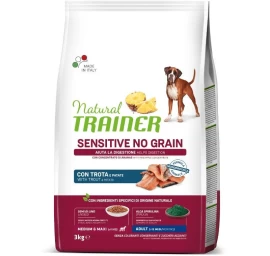 NT ADULT DOG SENSITIVE NO GRAIN M/M TROUT upėtakis 3kg (4), 927777