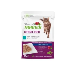 NT Cat Sterilised Codfish kons. katėms su menke 85g 12vnt, 925725