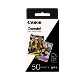 Nuotraukų Popierius CANON ZINK 2×3″ 50 Vnt.