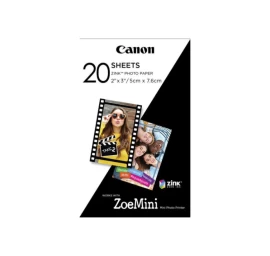 Nuotraukų Popierius Canon Zoemini Zink 2×3″ 20vnt.